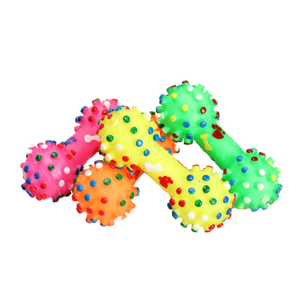 Colourful Dumbbell Chew Toy
