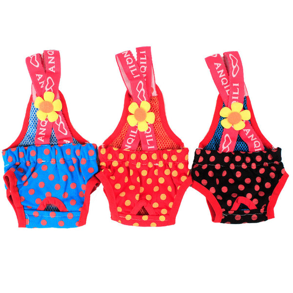 Patterned Strap Panties for Dogs